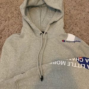 CHAMPION | Behind the Label grey hoodie